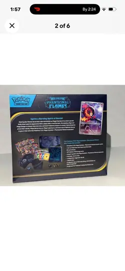 Pokemon Phantasmal Flames ETB Elite Trainer Box Sealed - Image 2
