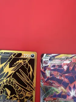 Pokemon TCG Eternatus V SV121/SV122 Shining Fates Gold Secret Rare Holo - Image 5