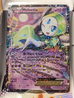 Pokemon TCG Meloetta EX RC11 Full Art Holo Legendary Treasures NM Card - Image 1