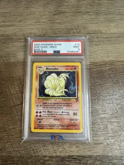 Pokemon Ninetales Holo 2000 Base Set 2 #13 PSA 9 Mint! - Image 1