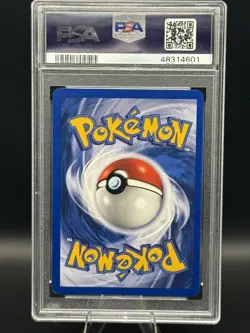 2000 Pokemon Base Set 2 #8 Hitmonchan Rare Holo PSA 9 Mint - Image 2