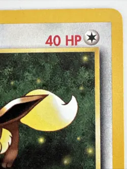 Eevee First Edition Team Rocket 55/82 Pokemon TCG MP - Image 3