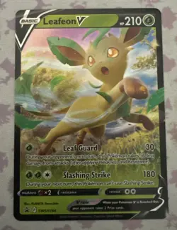 LEAFEON V SWSH194 HOLO PROMO SWORD & SHIELD PROMO POKEMON HOLO NM - Image 3
