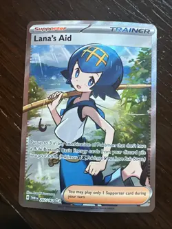 Pokemon TCG Lana's Aid 207/167 Full Art Ultra Rare Twilight Masquerade NM - Image 1