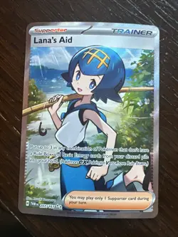 Pokemon TCG Lana's Aid 207/167 Full Art Ultra Rare Twilight Masquerade NM - Image 2