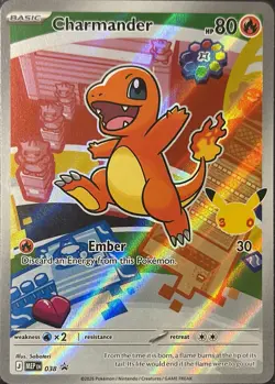 Kanto Region Pokemon TCG First Partner Illustration Bulbasaur Charmander English - Image 2