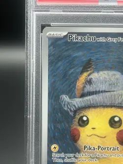 2023 Pokemon SVP EN-SV Black Star Promo #085 Pikachu With Grey Felt Hat PSA 10 - Image 3