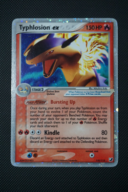 Pokemon Unseen Forces Typhlosion ex Holo #110 - Image 1