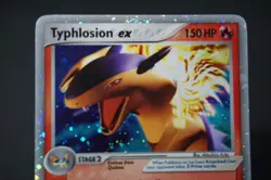 Pokemon Unseen Forces Typhlosion ex Holo #110 - Image 3