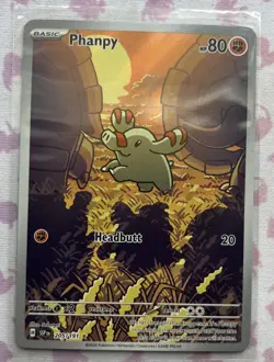 Phanpy 205/191 Illustration Rare SV: Surging Sparks Pokemon TCG - Image 1