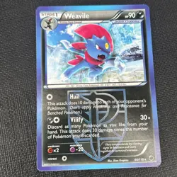 Pokemon TCG - Weavile 66/116 - Rare - Black & White: Plasma Freeze LP - Image 1
