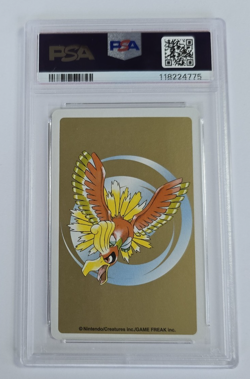 2000 Japanese Pokemon Cyndaquil Ace of Hearts Gold Playing Card PSA 10 Gem Mint - Image 2
