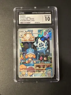 Pokemon TCG Vanillish Paradox Rift 190/182 Holo Illustration Rare CGC 10 Mint - Image 1