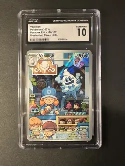 Pokemon TCG Vanillish Paradox Rift 190/182 Holo Illustration Rare CGC 10 Mint - Image 3