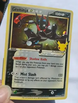 Pokemon, Greninja Black Star Holo Promo SWSH144 - CELEBRATIONS -LP - Image 2