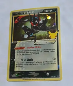 Pokemon, Greninja Black Star Holo Promo SWSH144 - CELEBRATIONS -LP - Image 4