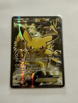 Pikachu EX XY124 Full Art Black Star Promo Pokemon TCG Holo Rare NM - Image 1