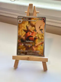 Pokemon Pignite 097/086 SV11W: White Flare Illustration Rare Full Art NM/M+ - Image 1