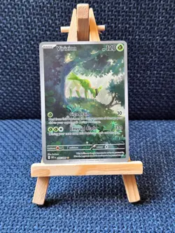 Pokemon Virizion 095/086 Illustration Rare SV: White Flare Full Art NM+ - Image 1