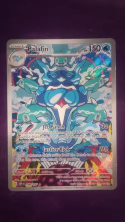 Palafin 200/197 SV03 Obsidian Flames Illustration Rare Holo Pokemon - Image 1