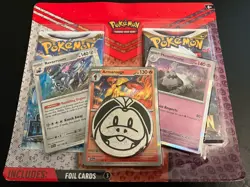 Pokemon TCG Enhanced 2 Pk Blister Armarouge, Revavroom, & Houndstone Lost Origin - Image 1