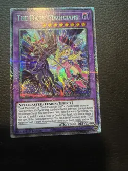 Yu-Gi-Oh! TCG Konami The Dark Magicians Starlight rare 1st Ed BACH-EN1… - Image 1