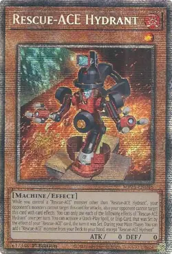 Yugioh! Rescue-ACE Hydrant - MP25-EN046 - Starlight Rare - 1st Edition Near Mint - Image 1