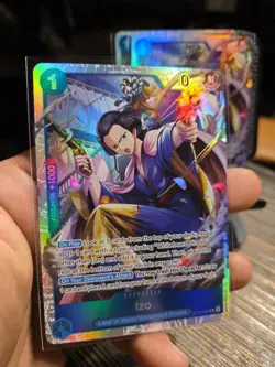 One Piece TCG ST22 Ace & Newgate - Izo ST22-002 SR Full Art Foil. Nm. - Image 3