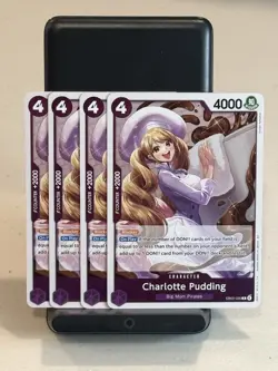 One Piece TCG - Charlotte Pudding Foil Playset - EB03-035 x4 - EB03 Heroines - Image 1