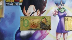 Billet gold dore One Piece Roronoa Zoro card carte Banknote Goodies Ticket 2 - Image 1