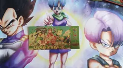 Billet gold dore One Piece Roronoa Zoro card carte Banknote Goodies Ticket 2 - Image 2