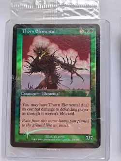 Magic the Gathering: Thorn Elemental 7th Edition Foil Mint in package Card MTG - Image 3