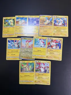 11x Pokemon Card Lot Minun Plusle Cards - Holo Ultra Rare Shiny Vintage - Image 1
