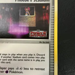 Phoebe's Stadium 79/108 Stamped Reverse Holo EX Power Keepers Pokemon Card PL/HP - Image 2