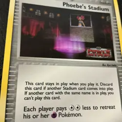 Phoebe's Stadium 79/108 Stamped Reverse Holo EX Power Keepers Pokemon Card PL/HP - Image 3