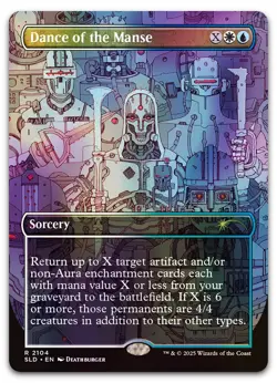 Dance of the Manse (Galaxy Foil) #2104 (NM) Secret Lair Drop SLD Magic MTG - Image 1