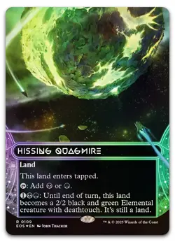 Hissing Quagmire (0109) (Borderless) (Galaxy Foil) #109 NM Edge of Eternities - Image 1