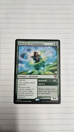 Mtg Emeritus Of Abundance - Secrets Of Strixhaven + Bonus Foils - Image 1