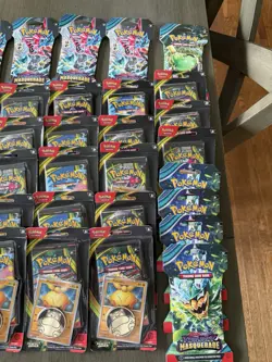 58x Factory Sealed Packs Pokemon Perfect Order Blisters And Twilight Masquerade - Image 2