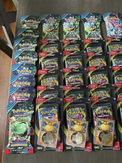 58x Factory Sealed Packs Pokemon Perfect Order Blisters And Twilight Masquerade - Image 4