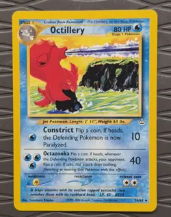 Octillery 34/64 Neo Revelation Unlimited Pokemon Card - Image 1