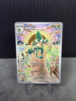 Simisage 090/086 SV: BLACK BOLT Illustration Rare Pokemon TCG NM English 🔥 - Image 1
