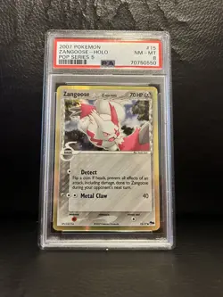 Pokemon POP Series 5 Zangoose Holo PSA 8 NM-Mint - Image 1