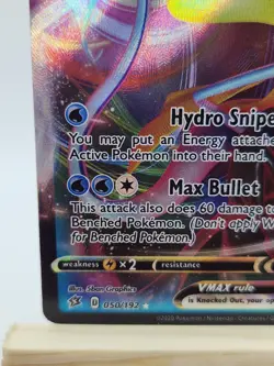 Pokemon Inteleon VMAX 050/192 Ultra Rare Full Art Holo Rebel Clash TCG - Image 4