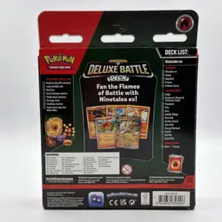 2024 Pokemon Deluxe Battle Deck Ninetales ex Box - Image 3