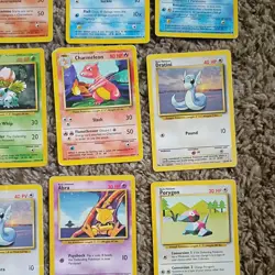 Pokemon TCG Vintage Card Lot 125 mixed all base set lot - Image 1