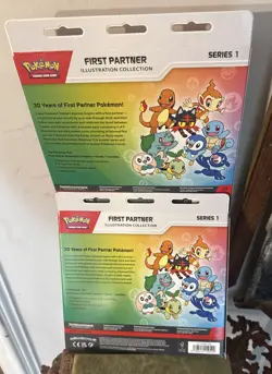 Pokemon TCG 4x First Partner Illustration Collection Series 1 Promo Box English - Image 2