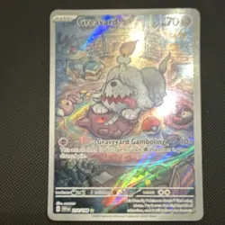 Pokemon Greavard 214/198 SV01 Scarlet & Violet Illustration Rare Holo 70 HP - Image 1