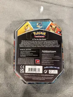 Pokemon TCG: Eevee Evolutions Tin (Jolteon V) Sealed New Tin 4 Boosters 820650809057 - Image 3
