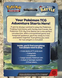 POKEMON TCG My First Battle Deck with 2 Mini Decks - Pikachu Bulbasaur 820650852534 - Image 2